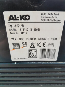 Predám miešačku na betón ALKO 1402HR - 2