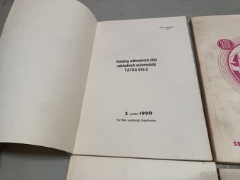 Katalog náhradních dílů TATRA 815-2 ,6.zväzkov 1990 - 2