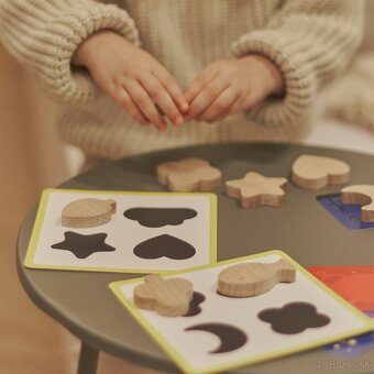 Montessori drevené senzorické pexeso, nové, nerozbalené - 2