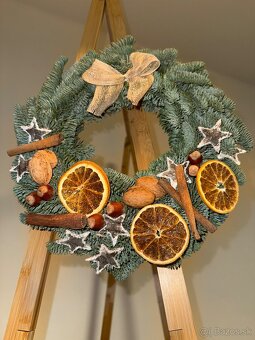 Vianočný veniec na dvere - 2