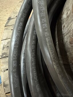 Kábel pevný 1-CYKY-J 3x95+50 pvc čierny - 2