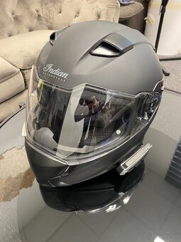 Prilba Indian A606 s Intercom Sena R50 - 2