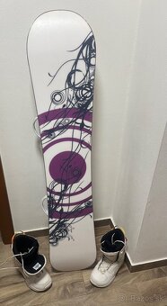 Snowboard + topánky - 2