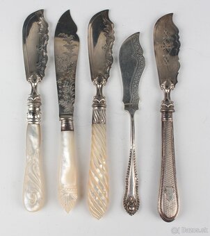 Predám starožitné strieborné nože - 2