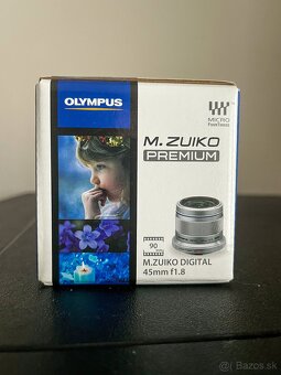 Objektív M.zuiko 45mm f1.8 - 2