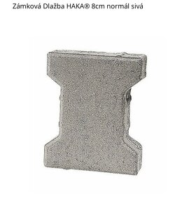 Zámková dlažba H 8cm - 2