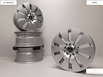 Mercedes C Klass orig. alu disky dvojrozmer R17 5x112 1222 - 2