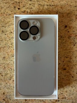 📱 Apple iPhone 15 Pro 256 GB Natural Titanium – výborný sta - 2