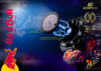 CASIO Edifice Infiniti Red Bull Racing EQB-500RBB-2A - 2