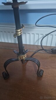 stojanová lampa s látkovým cylindrom - 2