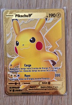 Kovové pokémon karty - 2