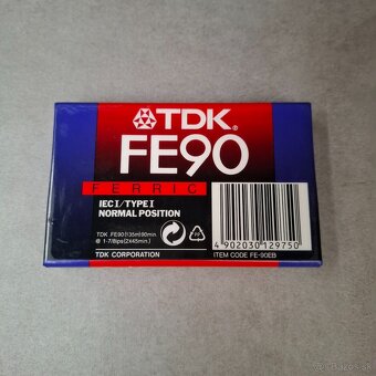 TDK - FE 90 min / Normal / audio kazeta / nová - 2