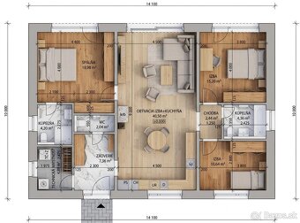 TREEF | 4-IZBOVÝ MODERNÝ BUNGALOV - 2