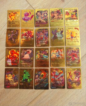 Zlaté pokemon karty - 2