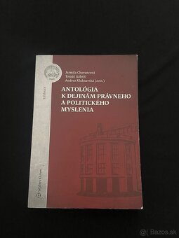 Učebnice pre prvákov na Právnickej fakulte - 2