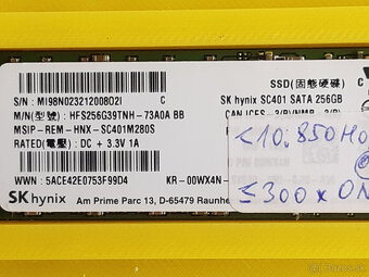 SSD 256GB M.2 SATA SKHynix BC401 80mm - 2