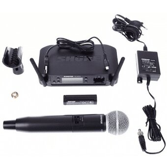 4x Shure GLXD4, 2x GLXD Beta58,1x SM58, 3x GLXD1 bodypack - 2