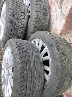 4ks alu disky orig. Audi 5x112 R17 pneu 225/45 r17 - 2