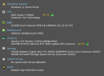 Lenovo legion 5 17ach6h (2021) BA/NR - 2