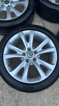 Originálne disky Skoda R17 + pneu - 2