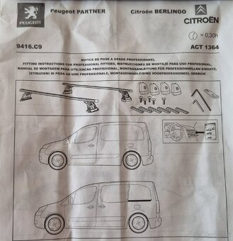 Strešný nosič, výr. č. 9416.C9 - 2