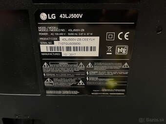 43" LG 43LJ500V - 2