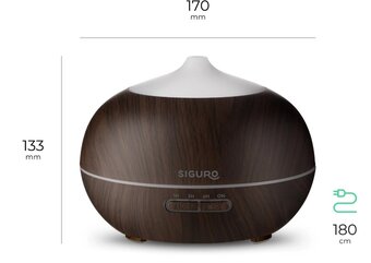 Aróma difuzér Siguro + 3 oleje - 2