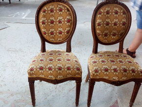 starožitné stoličky štýl Luise Philippe .Pozrite aj iné inz. - 2
