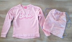 Barbie tričká 146 reserved- balík 7 ks, mikina, vrecko na TV - 2