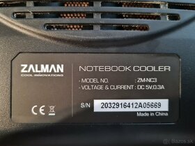 chladic pod notebook Zalman - 2