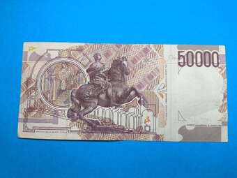REZERVACE PP Bankovka ITÁLIE - 50.000 Lire 1992 - 2