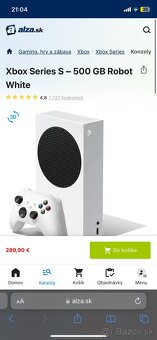 Xbox series S - 500GB Robot White + ovládač - 2