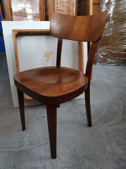Retro Stolicky Halabala 1950 Art Deco 2ks - 2