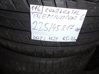 Continental PremiumContact 6 225/45 R17 91Y č.17L - 2