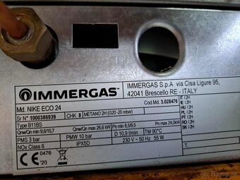 Predám Immergas nike eco - 2