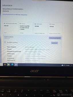 Predám Notebook Acer Extensa 2540 - 2