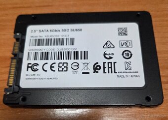 Rýchly SSD disk ADATA Ultimate SU650 - 120GB (TOP stav) - 2