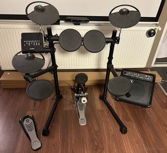 Predám set elektronických bicích Yamaha DTX 450K SET + kombo - 2