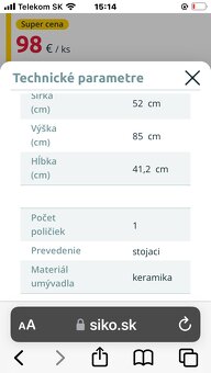 Kúpeľnová skrinka s umývadlom - 2