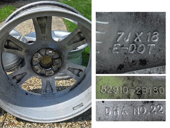 Disk 7J x 18 ET41,5x114,3 mm 52910-2B180 - 2