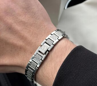Unisex náramok Lacoste “Metropole Silver” - 2