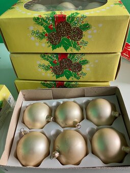 Vianočné gule sklenené - 2