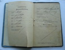 Stará knižka podomového predaja - 1886 - 2