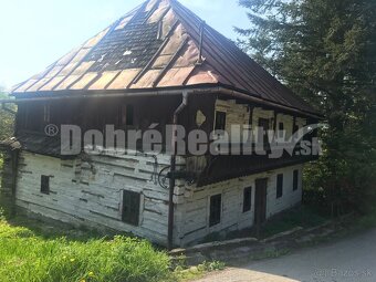 PREDAJ POSLEDNÁ pôvodná banícka drevenica 216m2, Kremnické - 2