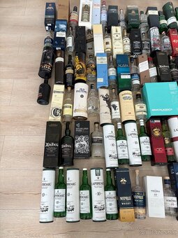Whisky zbierka vzácnych prázdnych flaší - 2