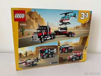 LEGO® Creator 31146 Nákladiak s plochou korbou a helikoptéra - 2