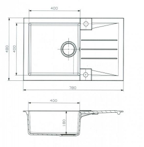 Drez Alveus Rock 130 G-11 biely - 2
