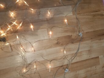 Vianočné svetielka na celé veľké okno - 2