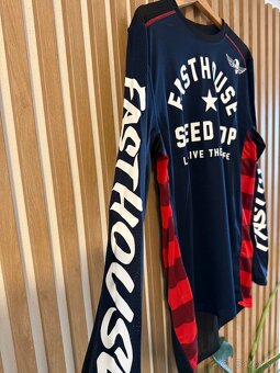 Dres Fasthouse, Originals Air Cooled Jersey - Navy/Black - 2