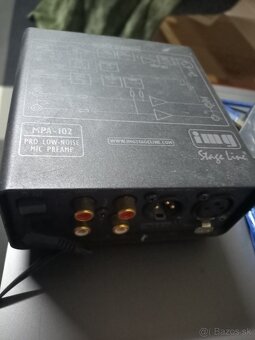 Monacor mikrofónovy preamp MPA-102 - 2